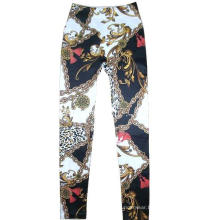 Classical Fashion Chain Printing Seamless Leggings Jean Leggings